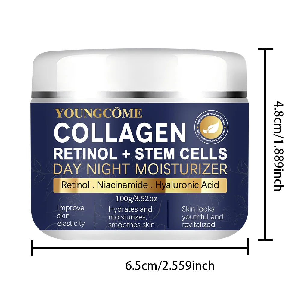 YOUNGCOME Collagen & Hyaluronic Acid Night Treatment — Anti-Wrinkle, Moisturizing, Brightening (30g / 60g / 100g)