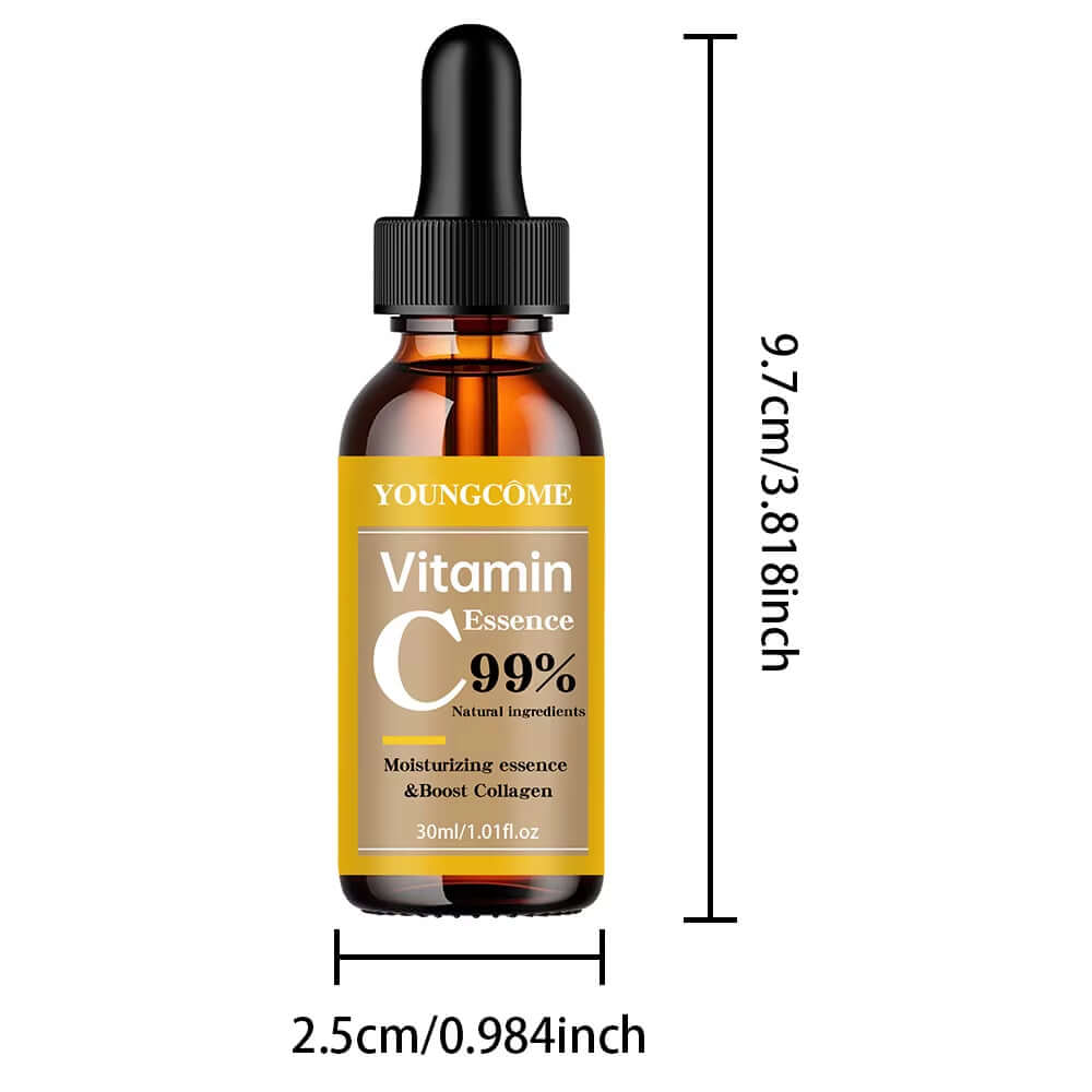 Vitamin C & Hyaluronic Acid Face Serum — Brightening, Hydrating & Smoothing (30 ml / 50 ml)