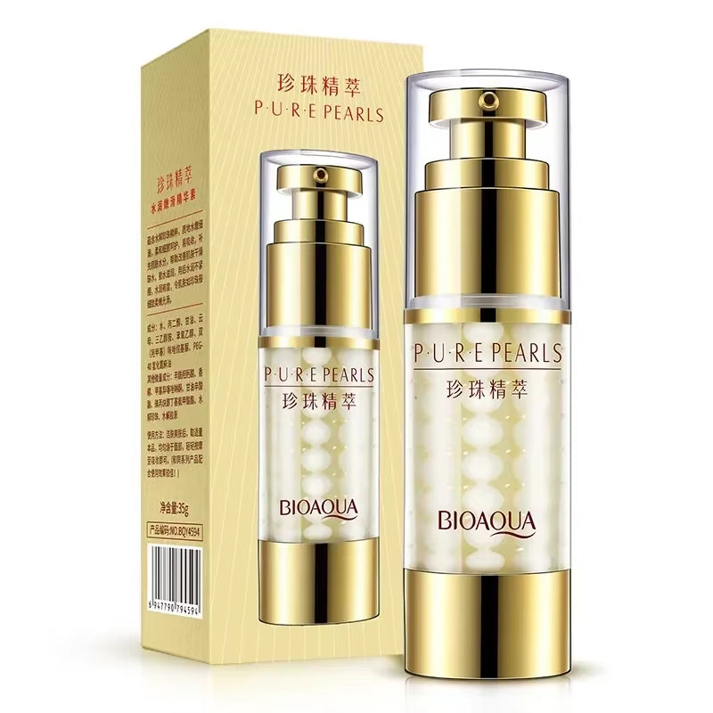BIOAQUA Hydrolyzed Pearl Facial Essence Emulsion Hydrating Skin Care Serum 35g, 60g