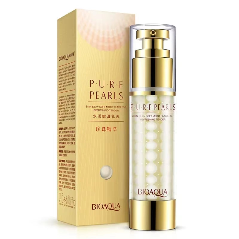BIOAQUA Hydrolyzed Pearl Facial Essence Emulsion Hydrating Skin Care Serum 35g, 60g