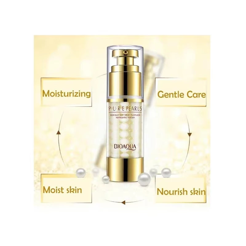 BIOAQUA Hydrolyzed Pearl Facial Essence Emulsion Hydrating Skin Care Serum 35g, 60g