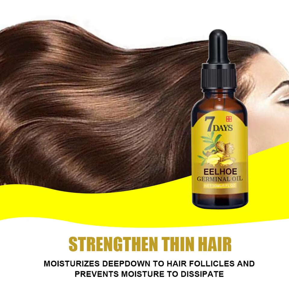 Natural Ginger Hair Serum Oil — Nourishing Scalp & Hair Care (10ml / 20ml / 40ml)