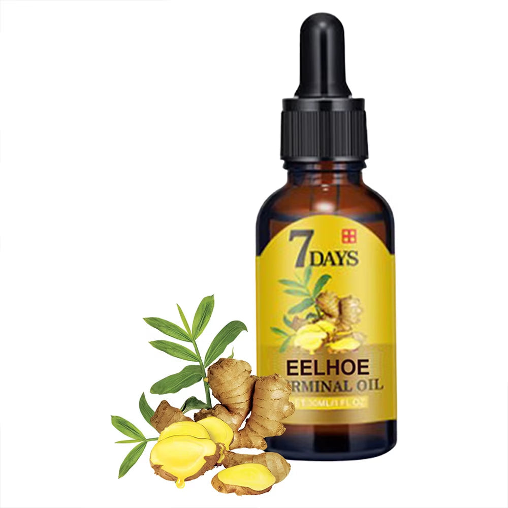 Natural Ginger Hair Serum Oil — Nourishing Scalp & Hair Care (10ml / 20ml / 40ml)