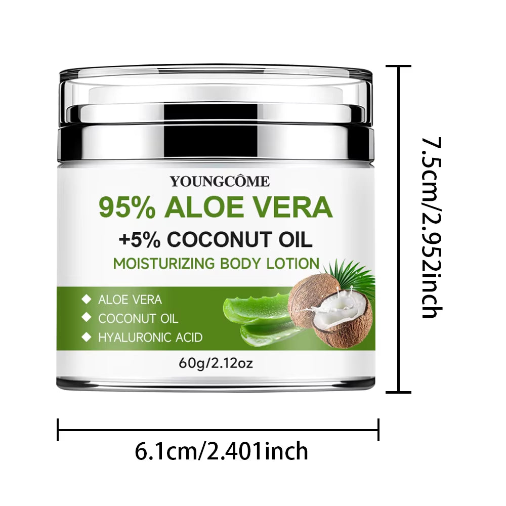 YOUNGCOME Aloe Vera Moisturizer — Hydrating Face & Body Gel-Cream with Salicylic Acid 30g