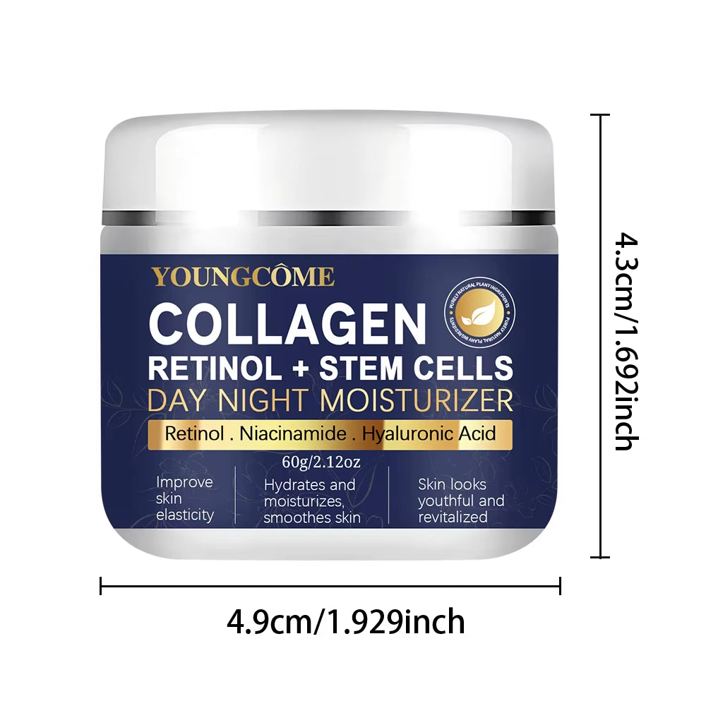 YOUNGCOME Collagen & Hyaluronic Acid Night Treatment — Anti-Wrinkle, Moisturizing, Brightening (30g / 60g / 100g)