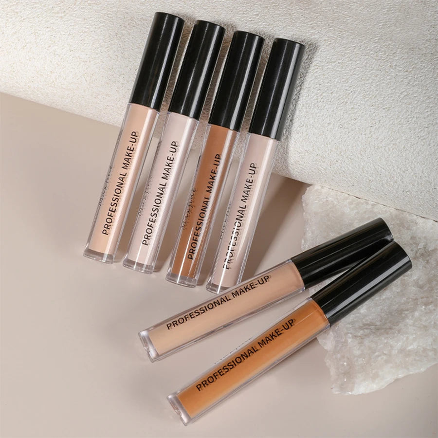 MAXFINE Long-Wear Concealer — 6 Shades, Lightweight, Oil-Control, Brightening