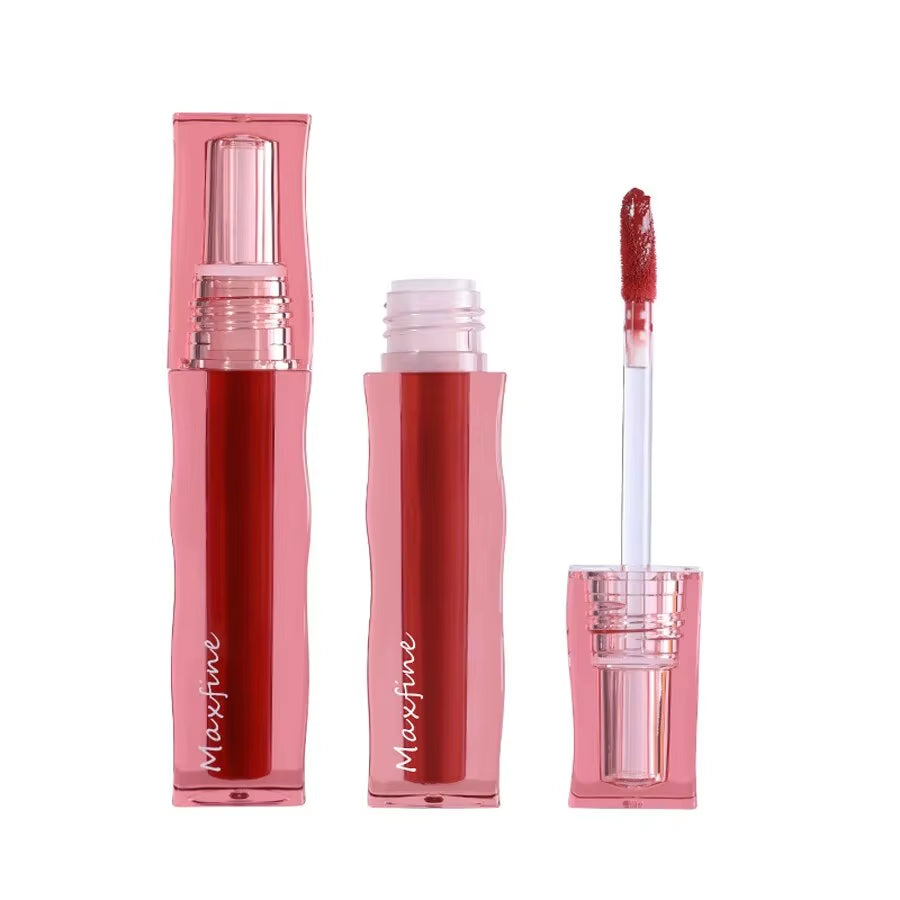MAXFINE Lip Glaze — High-Pigment, Moisturizing, Waterproof, Non-Sticky