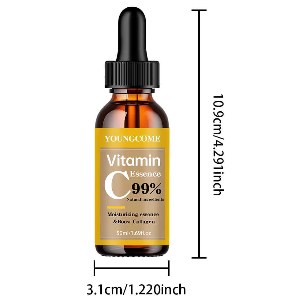 Vitamin C & Hyaluronic Acid Face Serum — Brightening, Hydrating & Smoothing (30 ml / 50 ml)