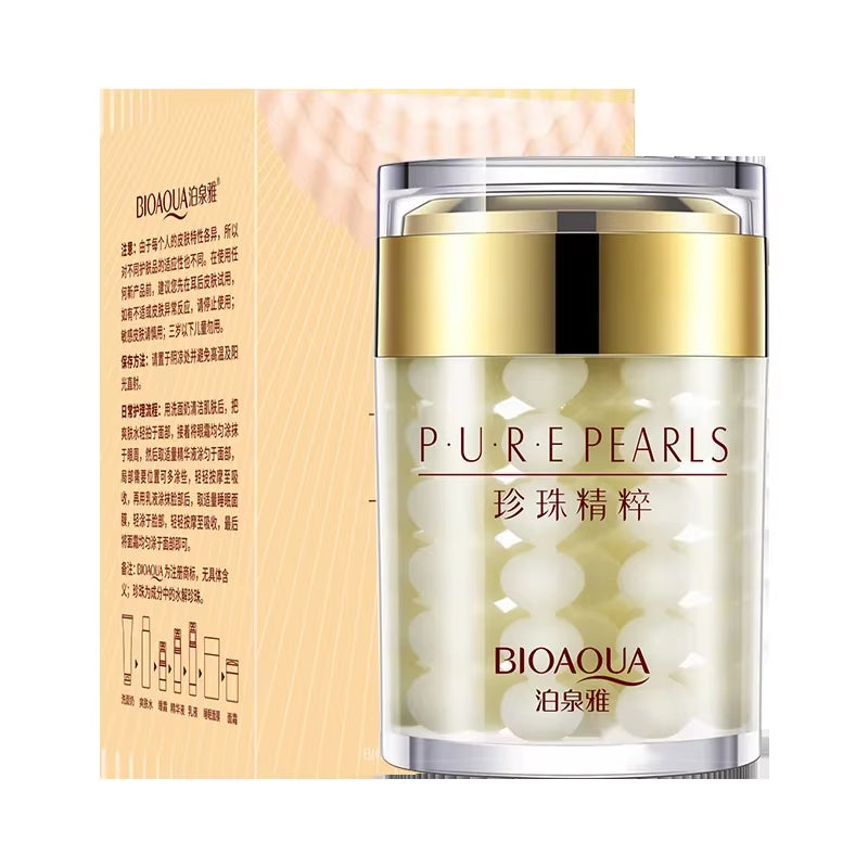 BIOAQUA Hydrolyzed Pearl Facial Essence Emulsion Hydrating Skin Care Serum 35g, 60g