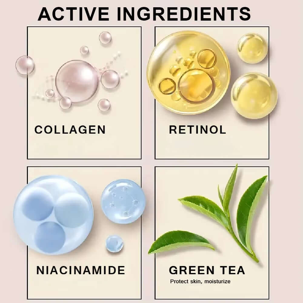 YOUNGCOME Collagen & Hyaluronic Acid Night Treatment — Anti-Wrinkle, Moisturizing, Brightening (30g / 60g / 100g)