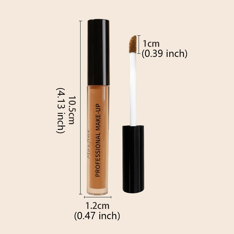 MAXFINE Long-Wear Concealer — 6 Shades, Lightweight, Oil-Control, Brightening