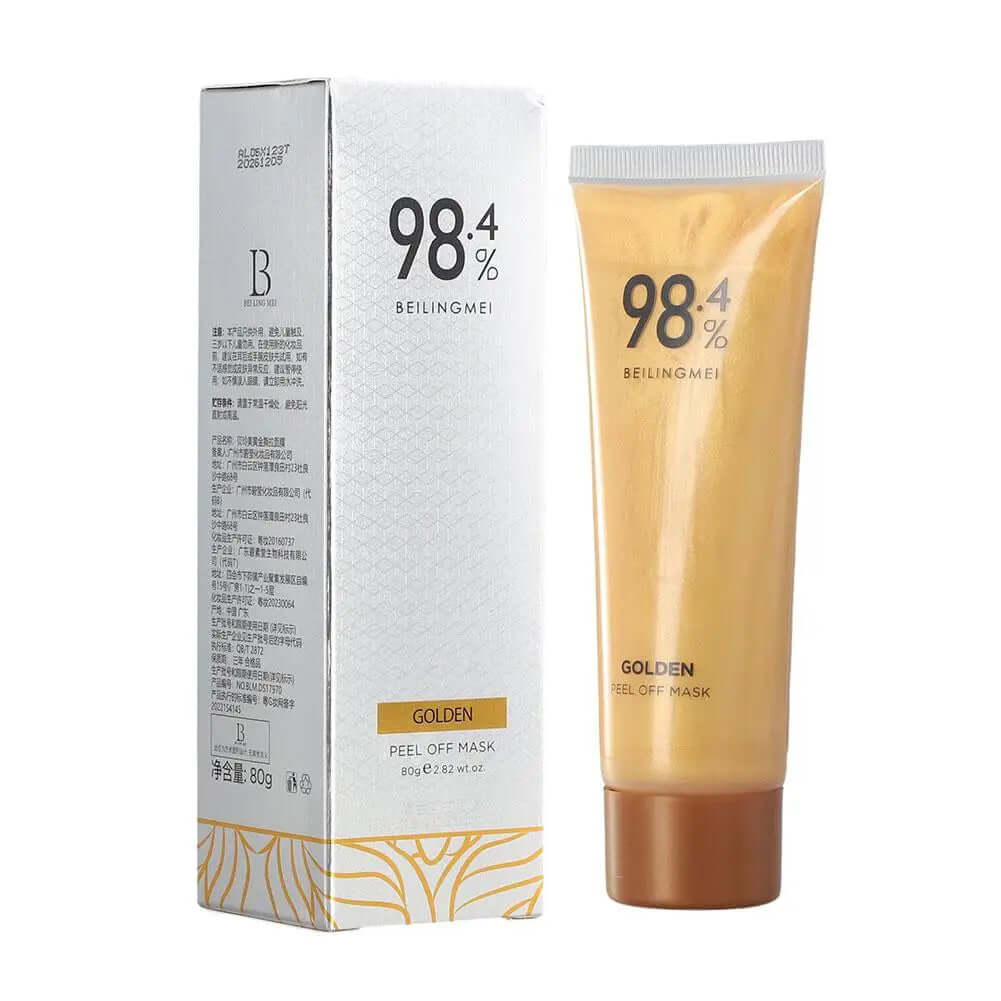 Gentle Gold Peel-Off Face Mask — Purify Pores & Remove Impurities 80g — gold peel-off face mask for pore cleansing, oil control & blackhead removal | Skin Care Masks & Peels | Beauty & Health,Face Care,Skin Care | Dolcie Care