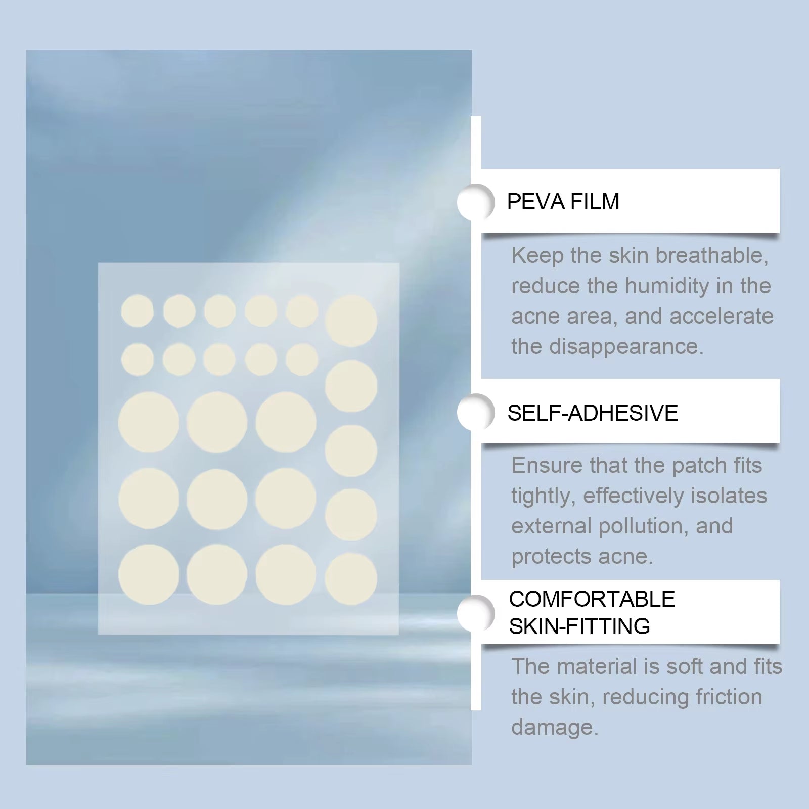 Invisible Acne Patches Removal Pimple Fade Acne Skin Care Stickers Concealer Face Spots Marks Waterproof Beauty Makeup Stickers