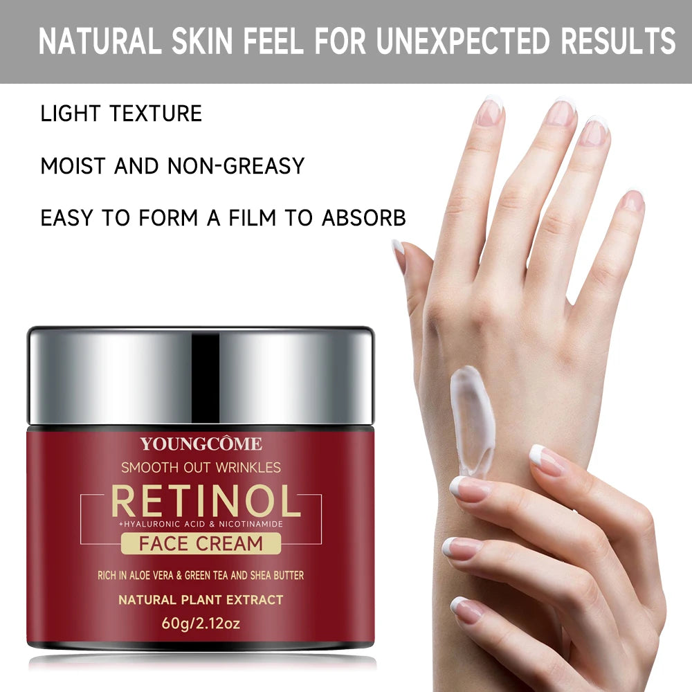 Retinol Lifting & Firming Night Cream — Smoothing, Brightening & Moisturizing (30g / 60g) — retinol night cream for lifting, firming, smoothing & overnight hydration | Face Serums | retinol, night cream, lifting, firming, smoothing, brightening, moisturiz