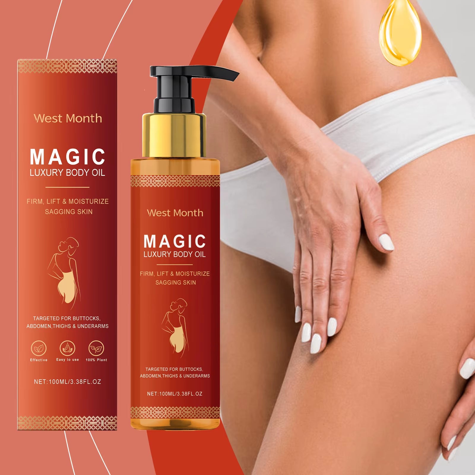 WESTMONTH Magic Luxury Body Oil — Deep Moisture, Quick Absorb | Body Oil | Dolcie Care