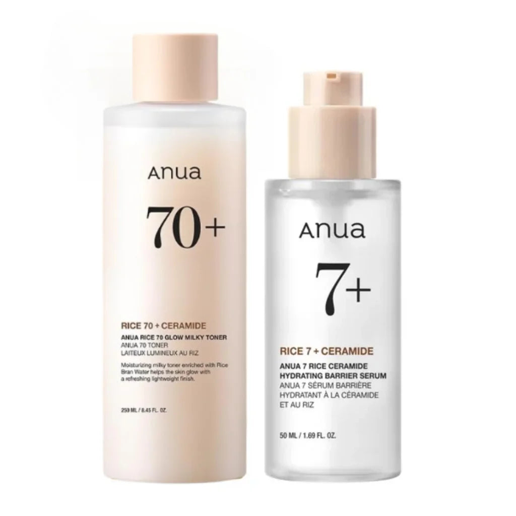 Anua Rice 70 Glowing Milky Toner — Brightening, Hydrating Milky Toner 250ml — rice-extract milky toner for brightening, hydrating & soothing | Toners | Beauty & Health,Face Care,Skin Care | Dolcie Care