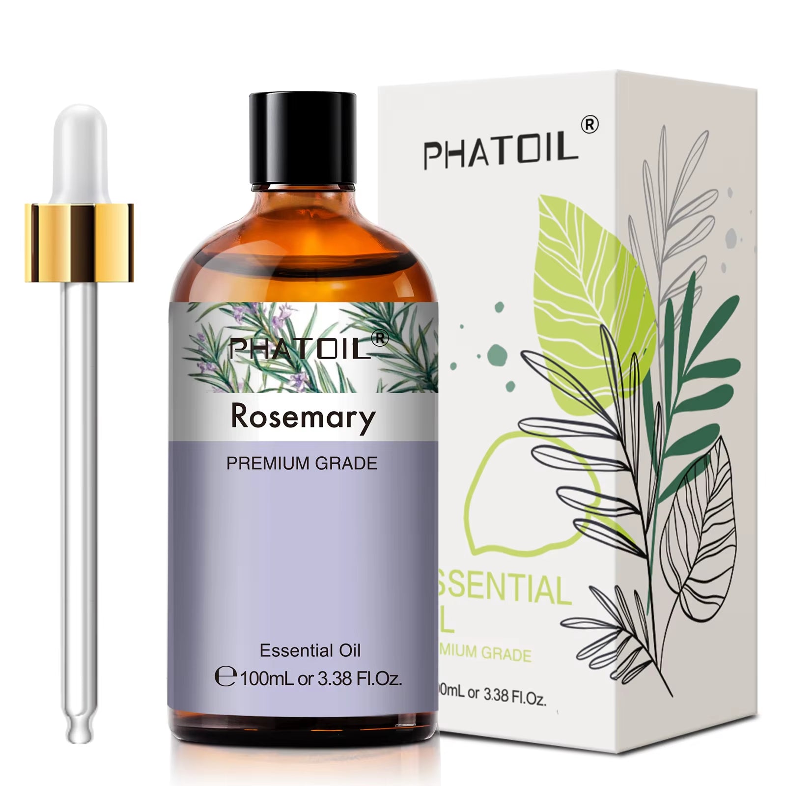 100Ml Natural Essential Oil for Aromatherapy Lemongrass Eucalyptus Lavender Peppermint Fragrance Essential Oils