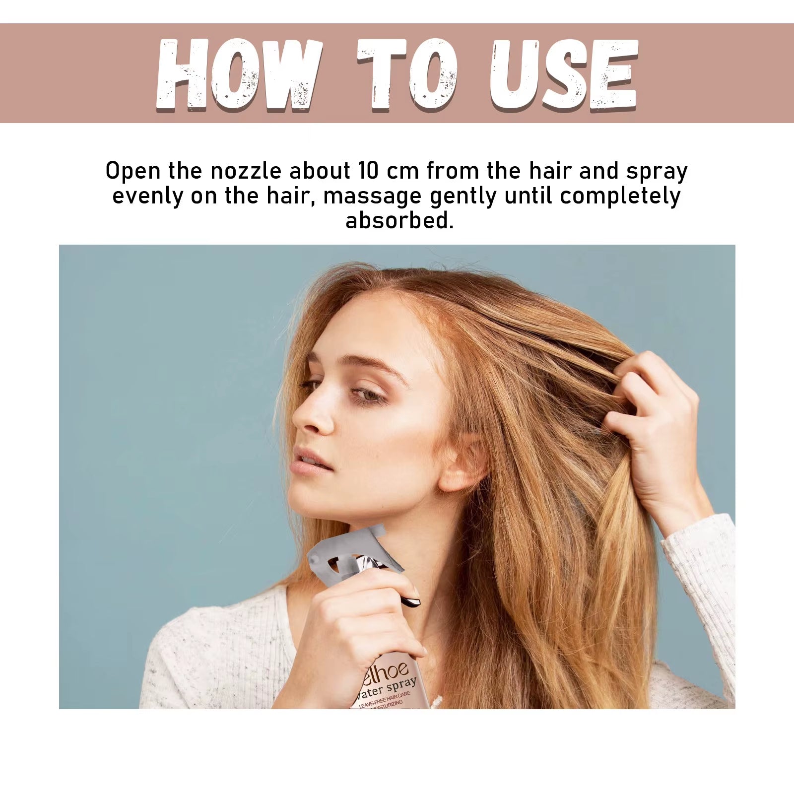 Hair Repair Spray Essential anti Frizz Spray Smoothing Hair Straighten Serum Scalp Treatment Nourishing Hair Spray 150Ml