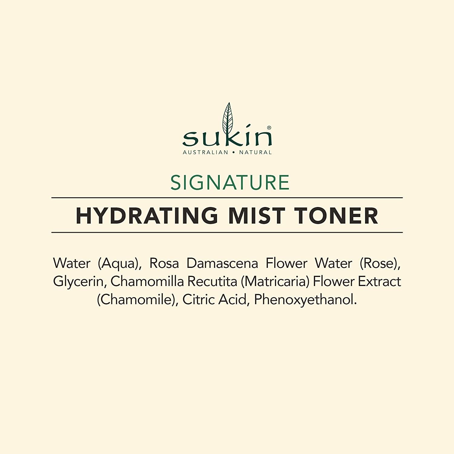Original Hydrating Mist Toner, Chamomile & Rose, 125Ml