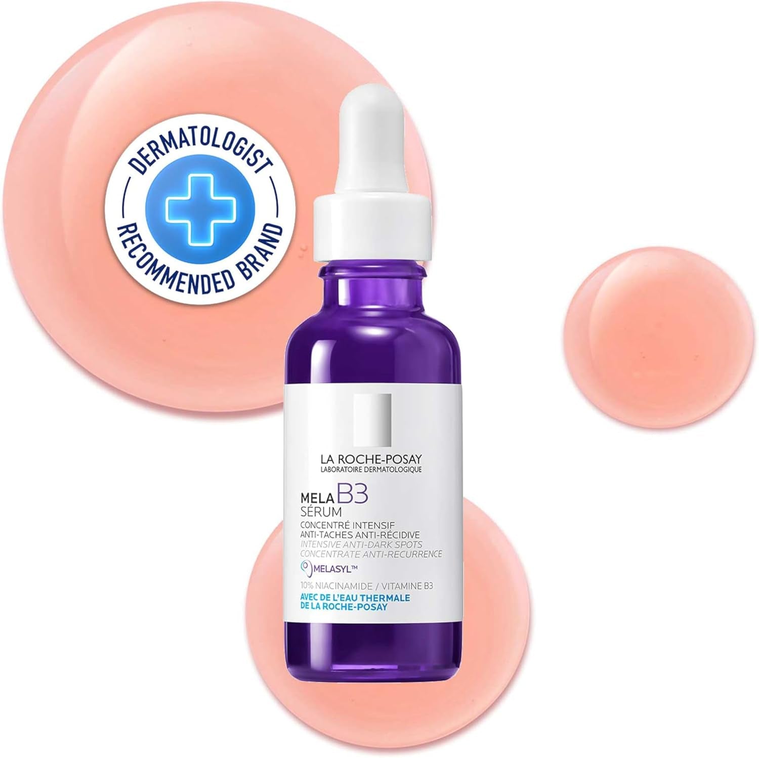 La Roche-Posay Mela B3 Dark Spot Niacinamide Serum 30Ml, with 10% Niacinamide + Melasyl
