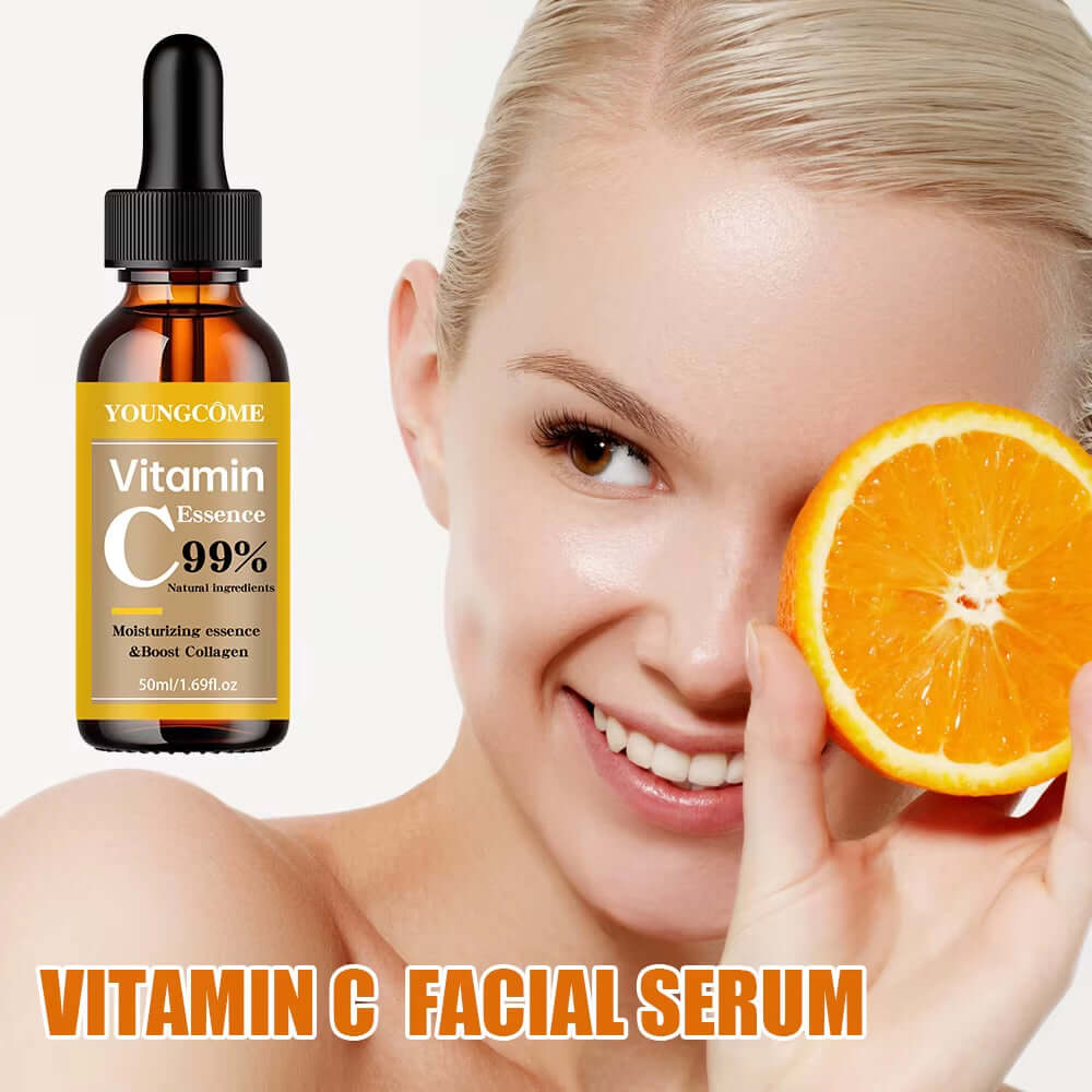 Vitamin C & Hyaluronic Acid Face Serum — Brightening, Hydrating & Smoothing (30 ml / 50 ml) — vitamin C & hyaluronic acid serum for brightening, hydrating & smoothing | Face Serums | Beauty & Health,Face Care,Skin Care | Dolcie Care