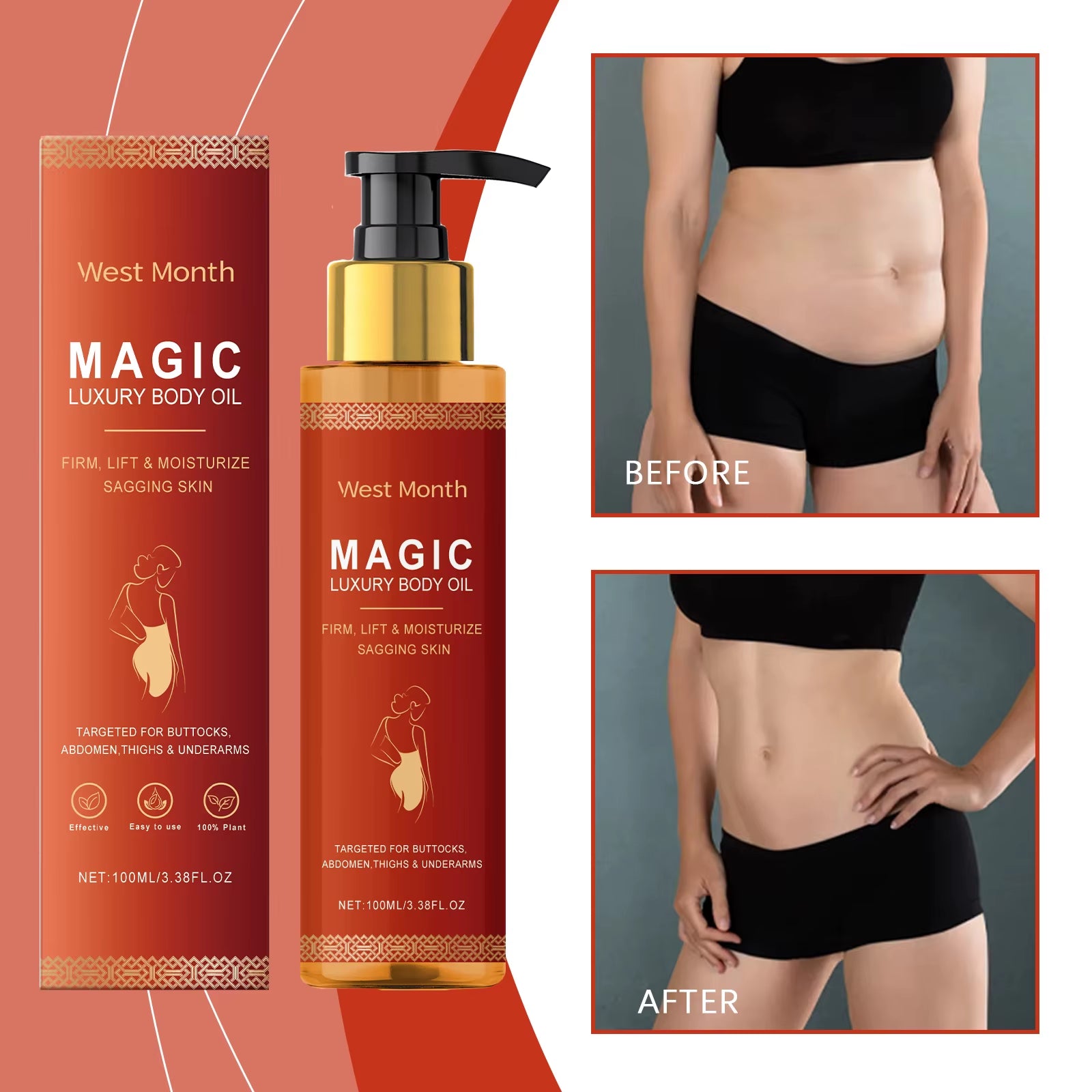 WESTMONTH Magic Luxury Body Oil — Deep Moisture, Quick Absorb | Body Oil | Dolcie Care