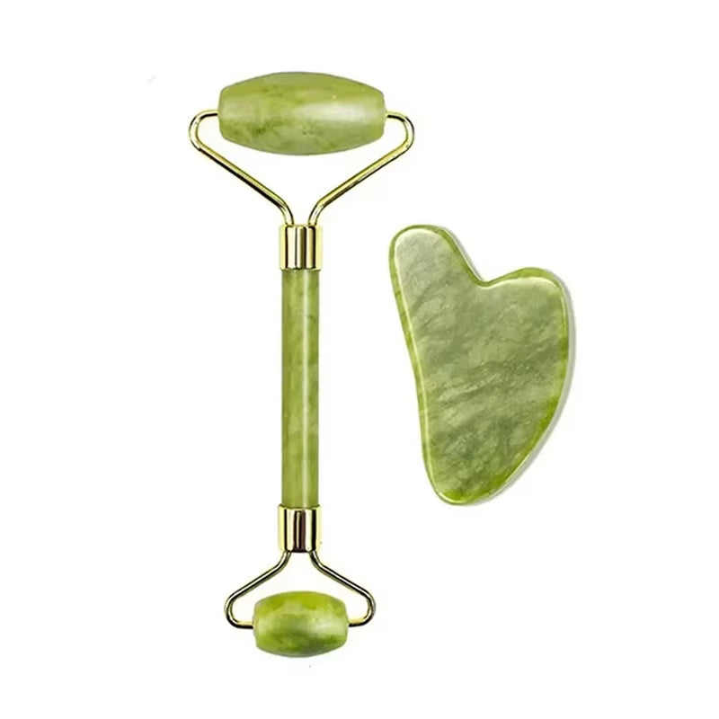 Natural Jade Eye Face Mask Massager Cooling Sleep Eye Facial Mask Relax Sleep Massager Cold Therapy Mask SPA Beauty Tool