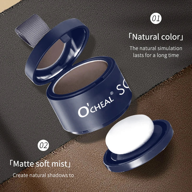 Hair Line Powder Black Root Cover up Natural Instant Waterproof Hairline Shadow Powder Hair Concealer Coverage Styling