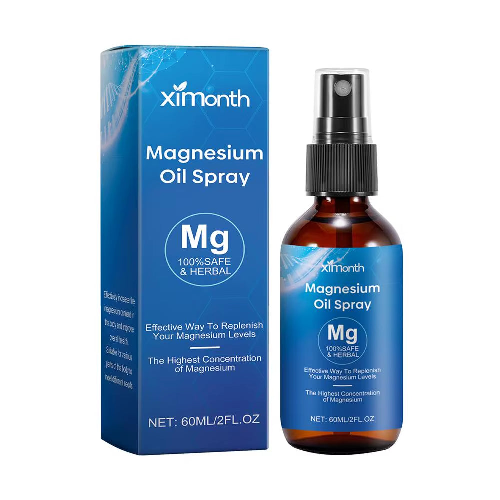 Organic Magnesium Oil Spray 100% Natural Relaxing Body Oil Deep Relaxation Moisturizing Muscle Relax Body Health Care Spray