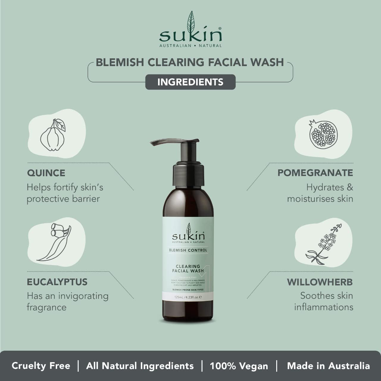 Blemish Control, Clearing Facial Wash, 125Ml