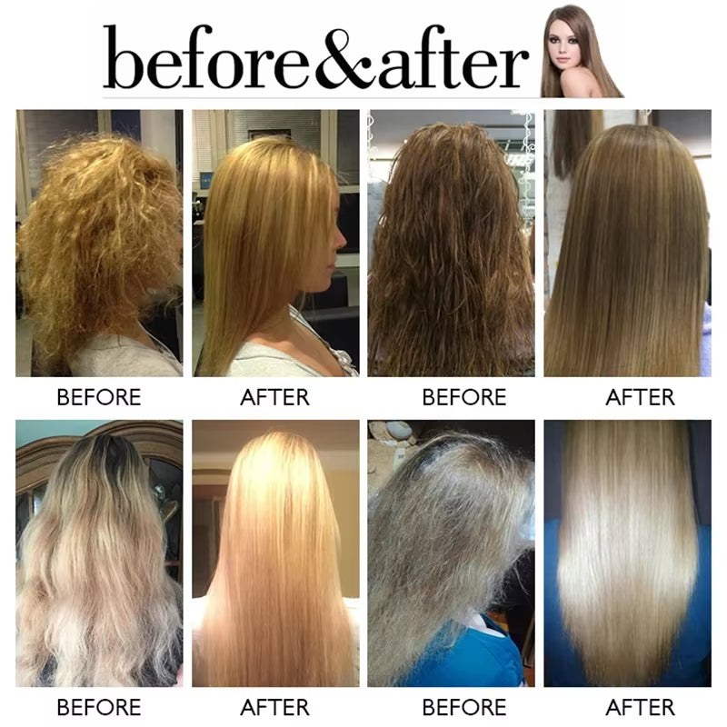 Brazilian Keratin Hair Treatment Straightening Smoothing for Deep Curly Hair Treatment Professional Hair Care Products PURE