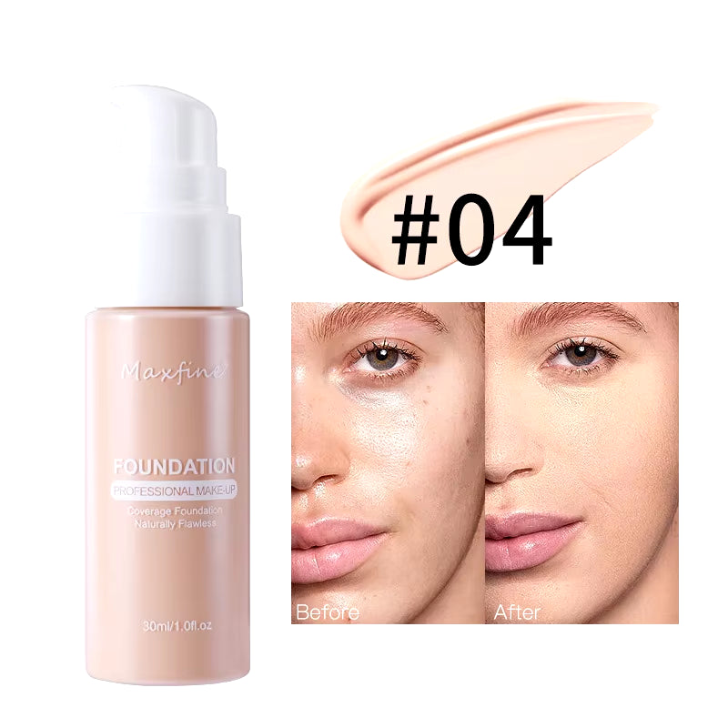 Liquid Foundation Effective Concealer Waterproof Sweat-Resistant Makeup Professional Cosmetics