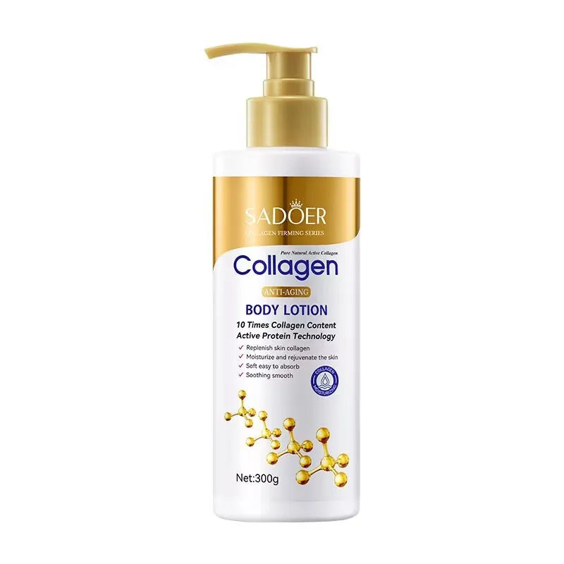 SADOER Collagen Face & Body Cream — Spa-Size Hydration for Smoother, Firmer-Looking Skin 313ml | Anti-Aging Skin Care | Dolcie Care