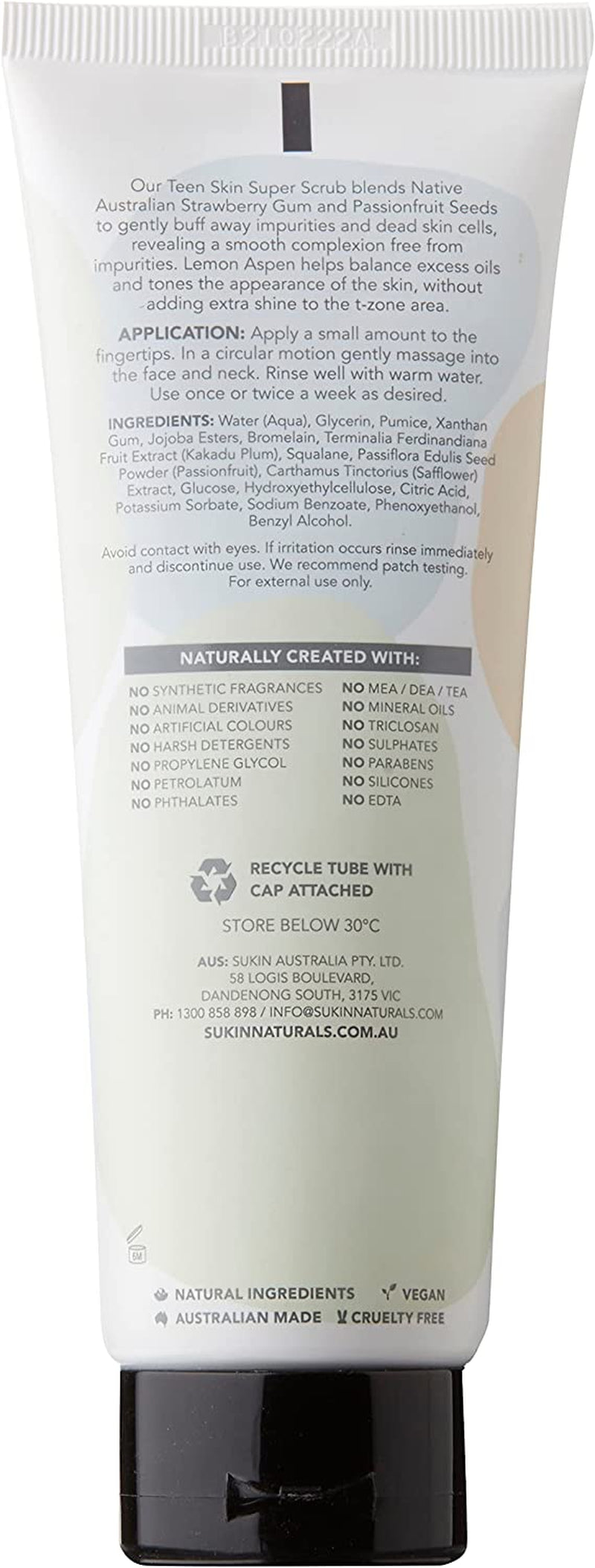 Teen Skin, Super Scrub, 125Ml