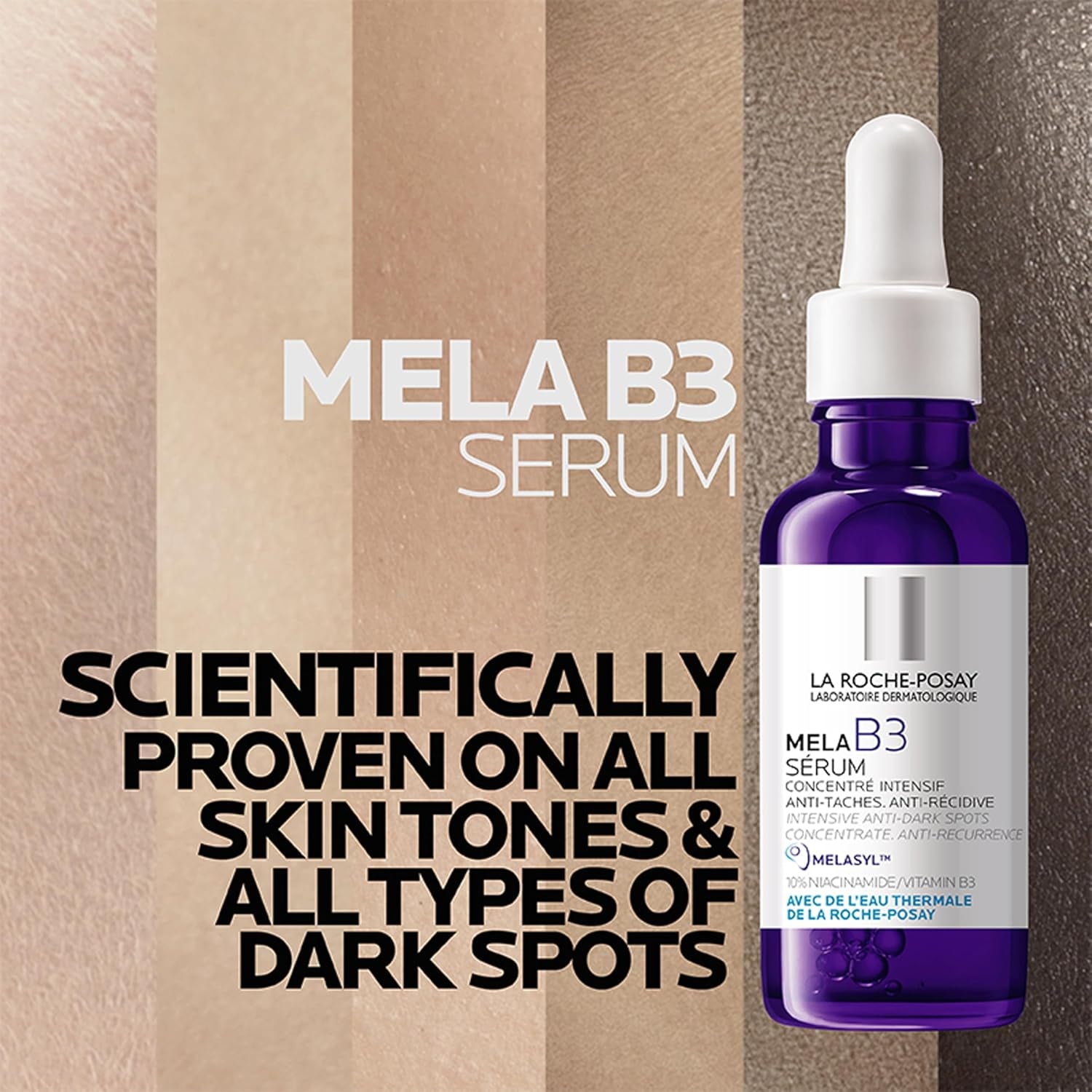 La Roche-Posay Mela B3 Dark Spot Niacinamide Serum 30Ml, with 10% Niacinamide + Melasyl