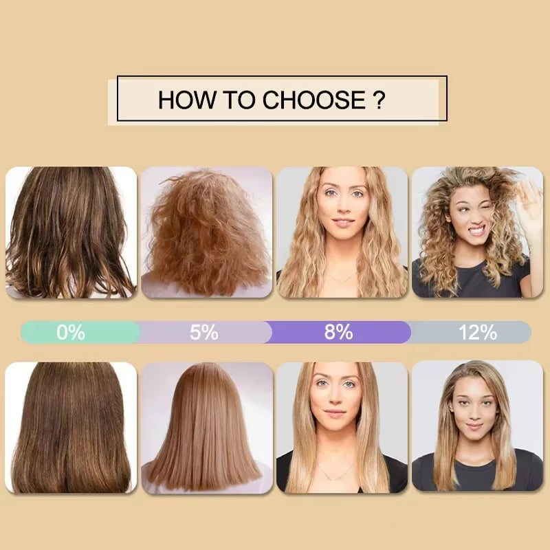 Brazilian Keratin Hair Treatment Straightening Smoothing for Deep Curly Hair Treatment Professional Hair Care Products PURE