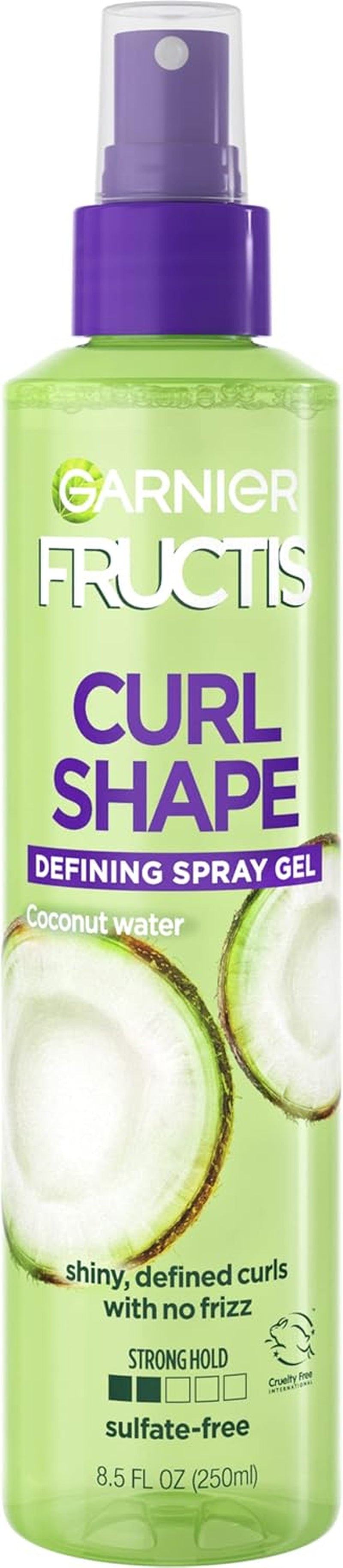 Fructis Style Curl Shape Defining Spray Gel, Curly Hair, 8.5 Fl. Oz.