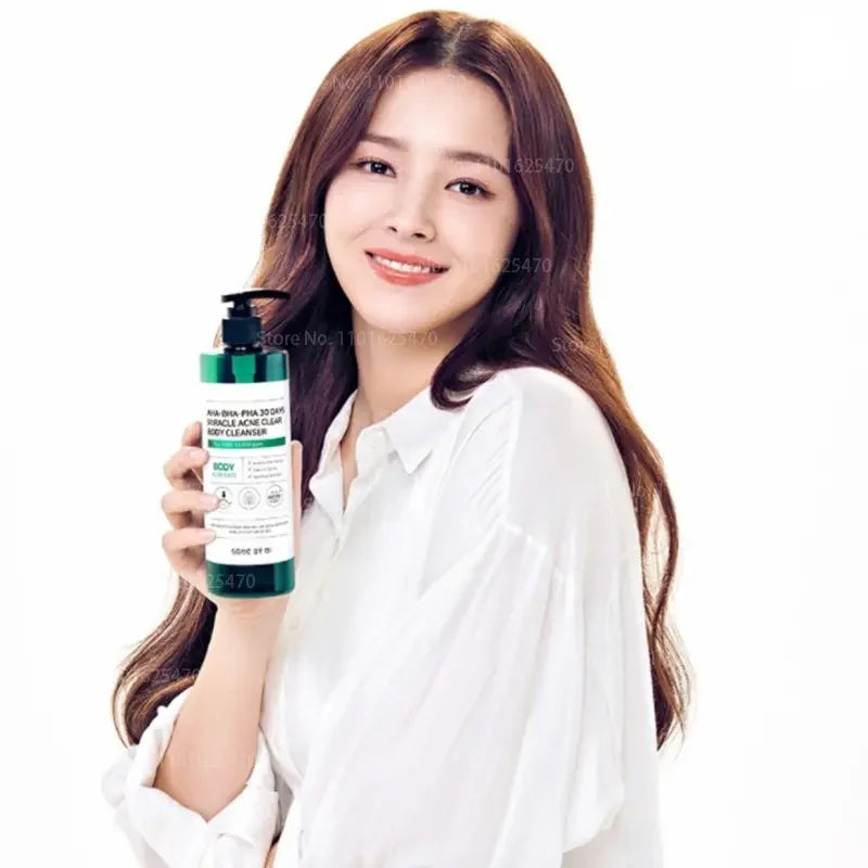 AHA BHA PHA 30 Days Miracle Acne Clear Body Cleanser Skin Soothing Exfoliating Effect Acne Pore Care Purifying Korean Skin Care
