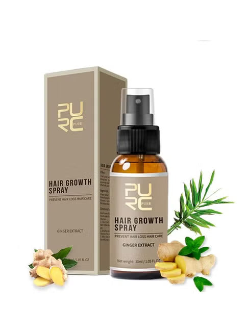 PURC Hair Growth Spray — Ginger & Ginseng Scalp Treatment 30ml