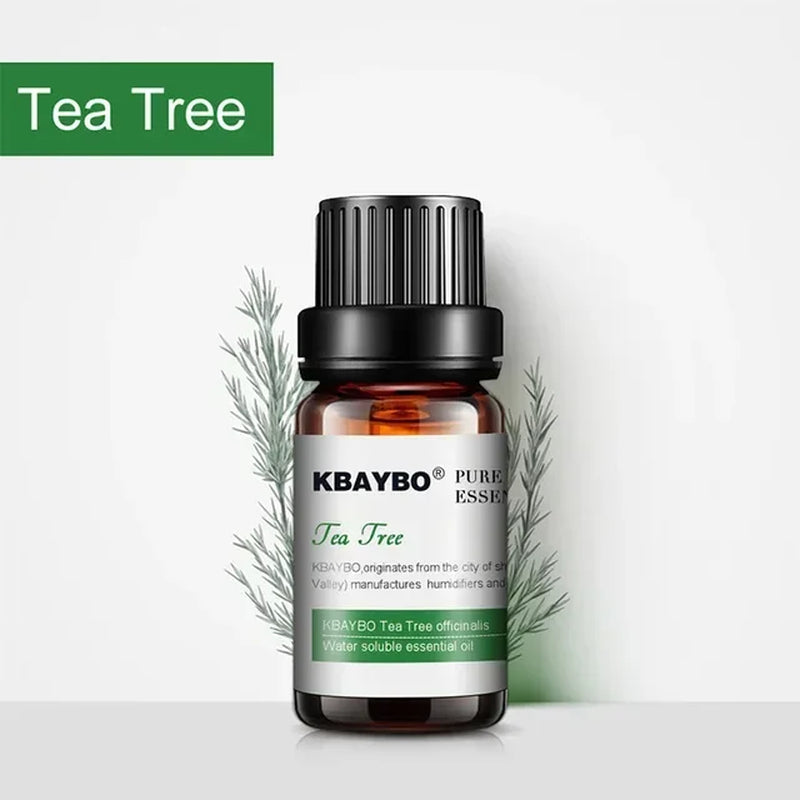 Essential Oils for Diffuser, Aromatherapy Oil Humidifier 6 Kinds Fragrance of Lavender, Tea Tree, Rosemary, Lemongrass, Orange