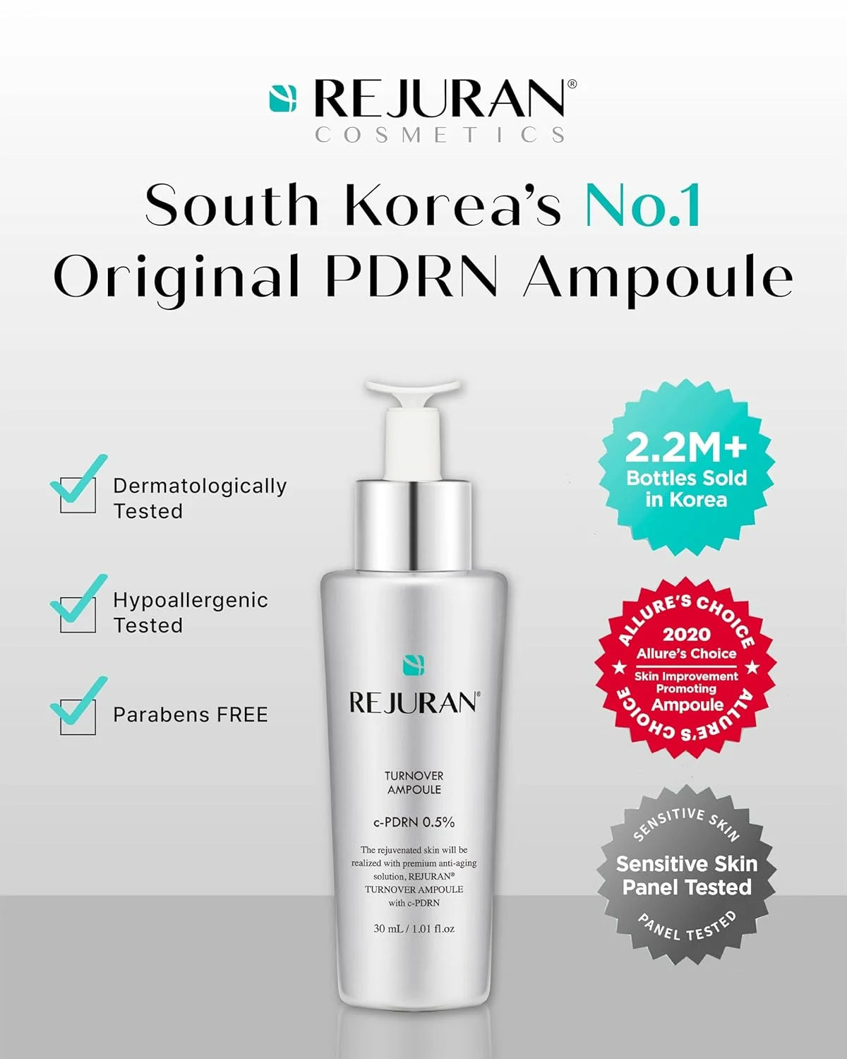 REJURAN Face Cream & Ampoule – Korean Hydrating Firming Anti-Aging Skincare Duo