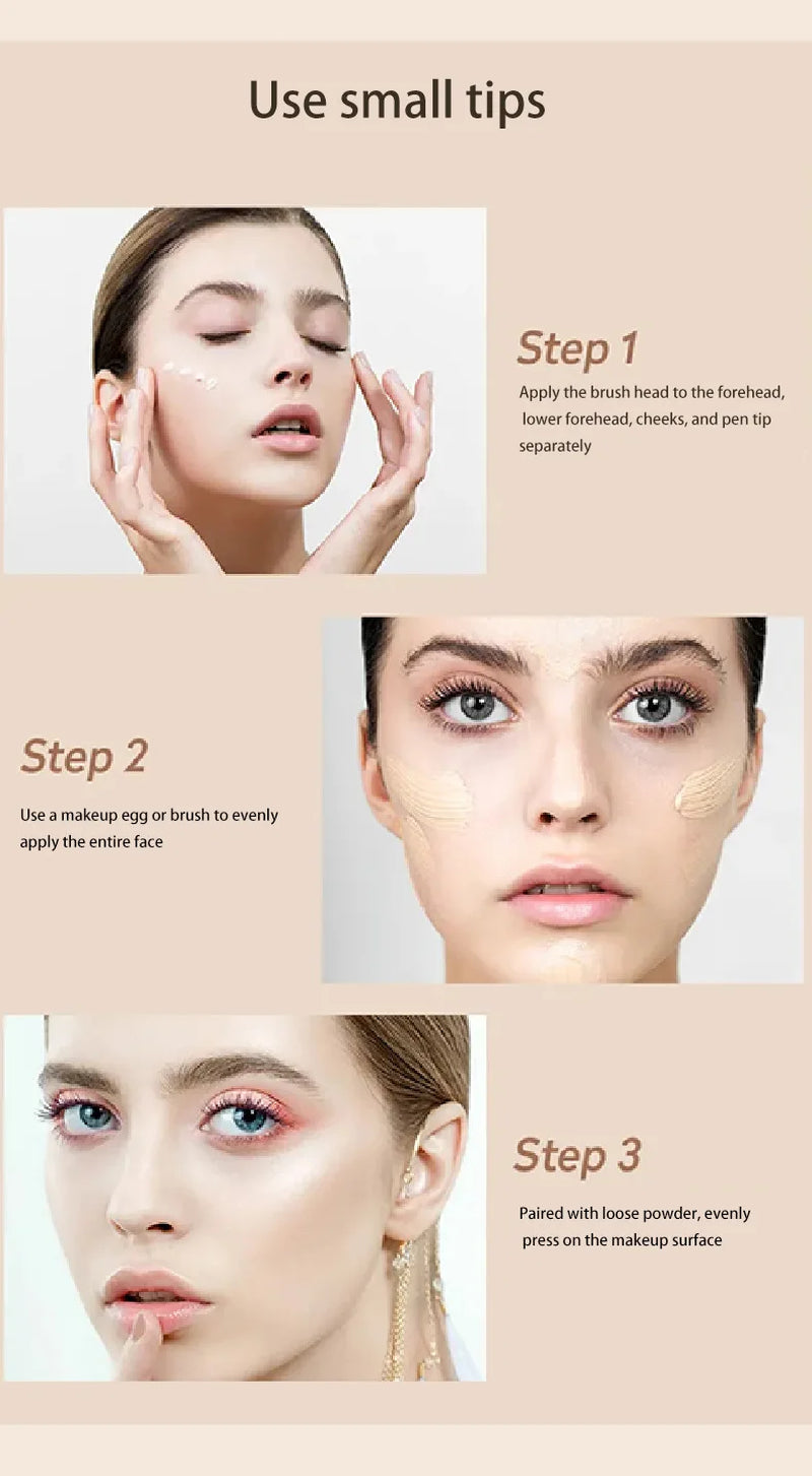 Long-Wear Concealer — 6 Shades, Lightweight, Oil-Control, Brightening — long-wear, lightweight concealer with oil control & brightening coverage | Foundations & Concealers | Beauty & Health,Face,Makeup | Dolcie Care