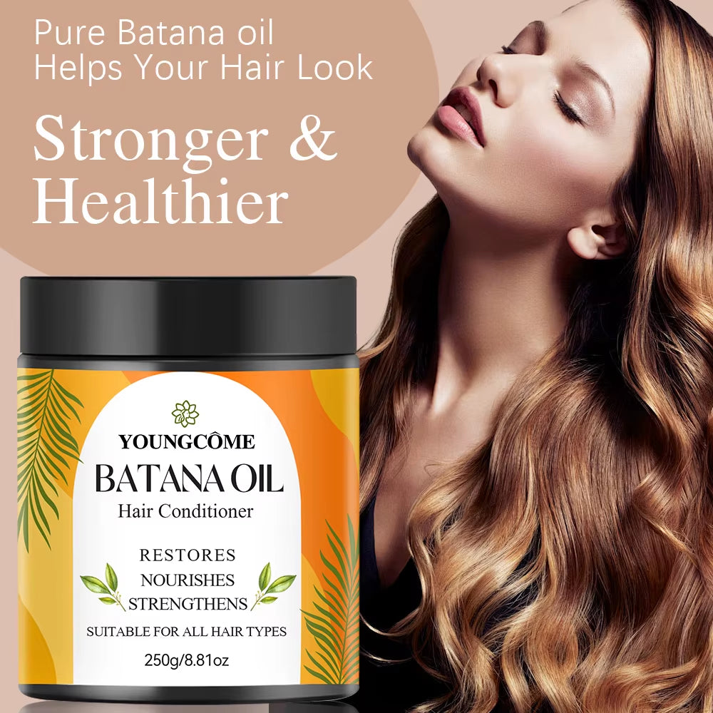 YOUNGCOME 100% Pure & Natural Batana Oil — Nourishing Hair & Scalp Care (100g / 250g) — 100% pure & natural batana oil for nourishing scalp, reducing breakage & boosting shine | Hair Care | Beauty & Health,Hair Care & Styling,Shampoo & Conditioner & Hair