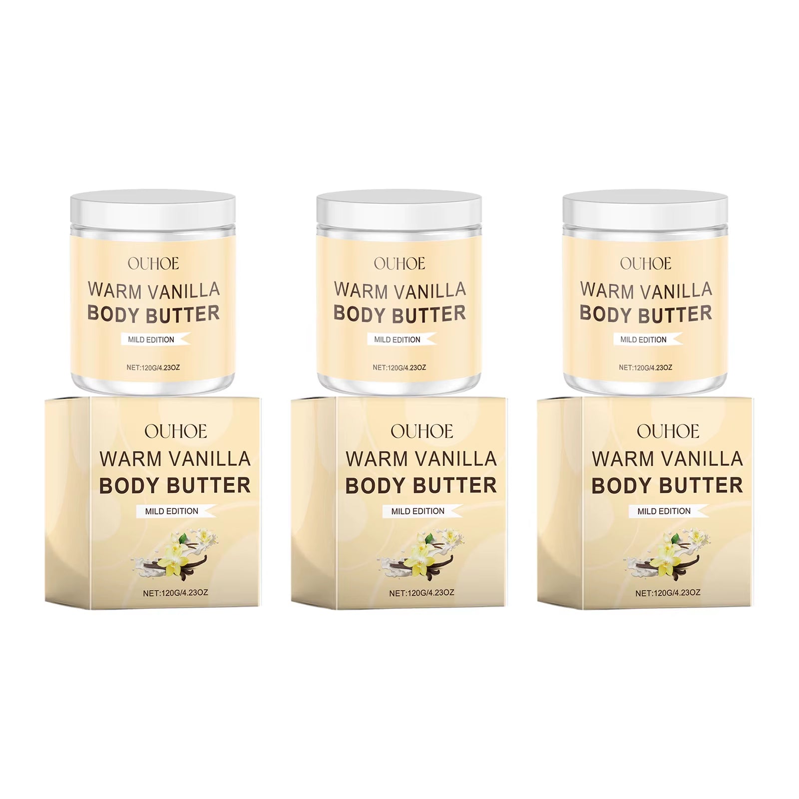 Vanilla Exfoliating Body Scrub — Smooth, Glow & Deeply Moisturize 120g | Bath & Body | Dolcie Care