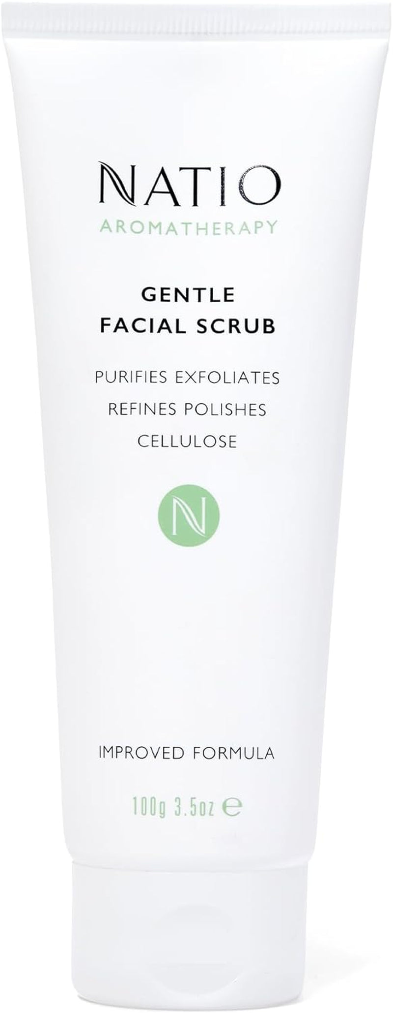 Australia Aromatherapy Gentle Facial Scrub 100G - Microbead Free Face Scrub for All Skin Types - Cleanse Pores, Gently Buff Skin for Soft & Supple Skin - Made in Australia