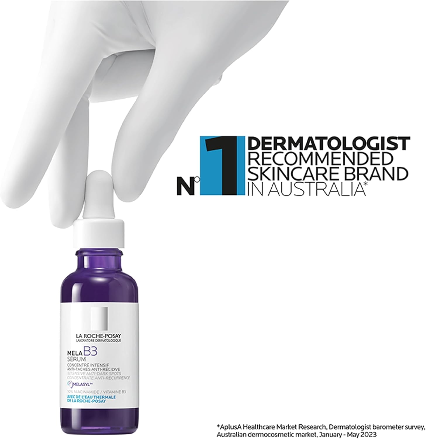La Roche-Posay Mela B3 Dark Spot Niacinamide Serum 30Ml, with 10% Niacinamide + Melasyl