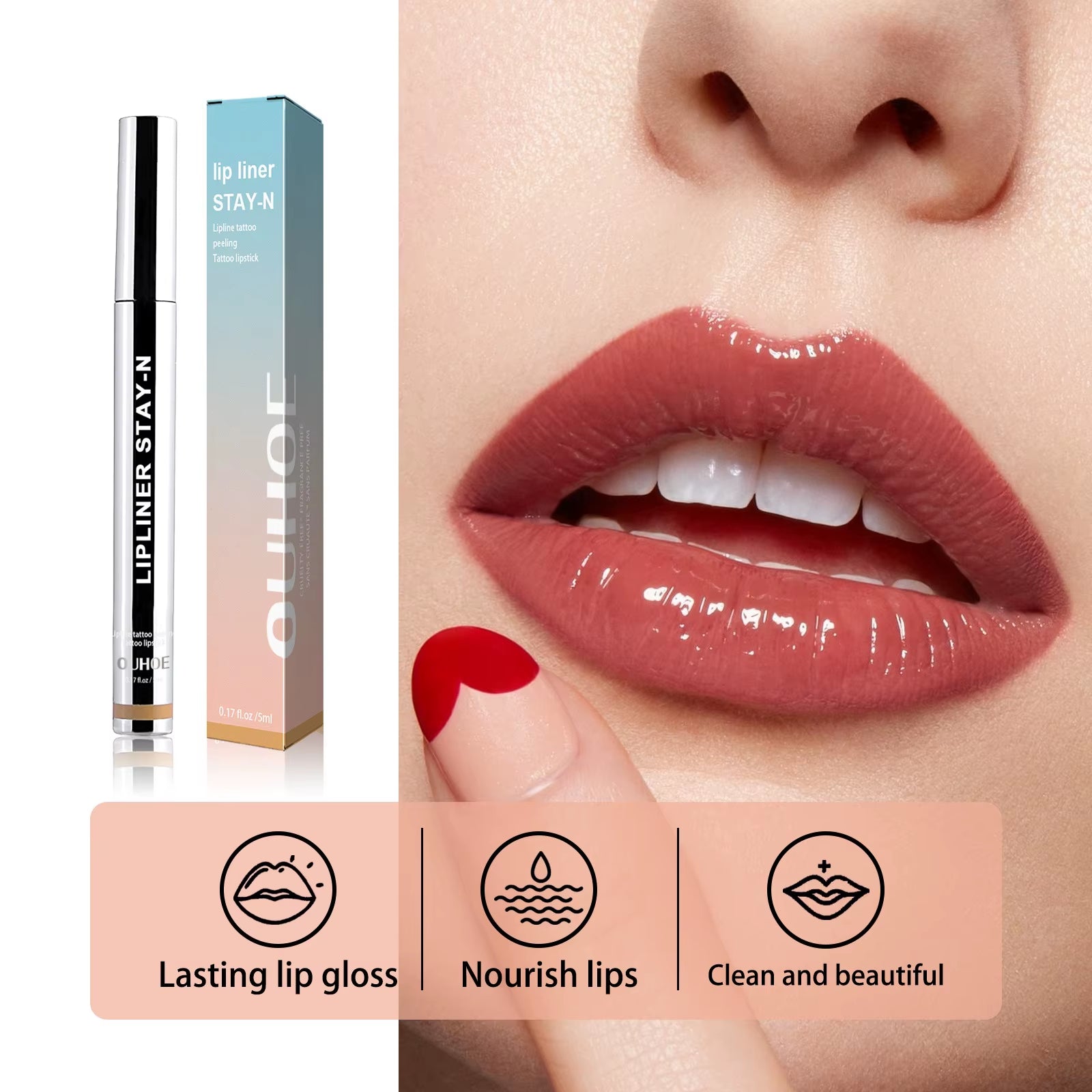 Peel off Lip Liner Waterproof Long Lasting Tattoo Lip Gloss Not Take off Nourish Lipstick Cosmetics Matte Sexy Plump Lip Pencil