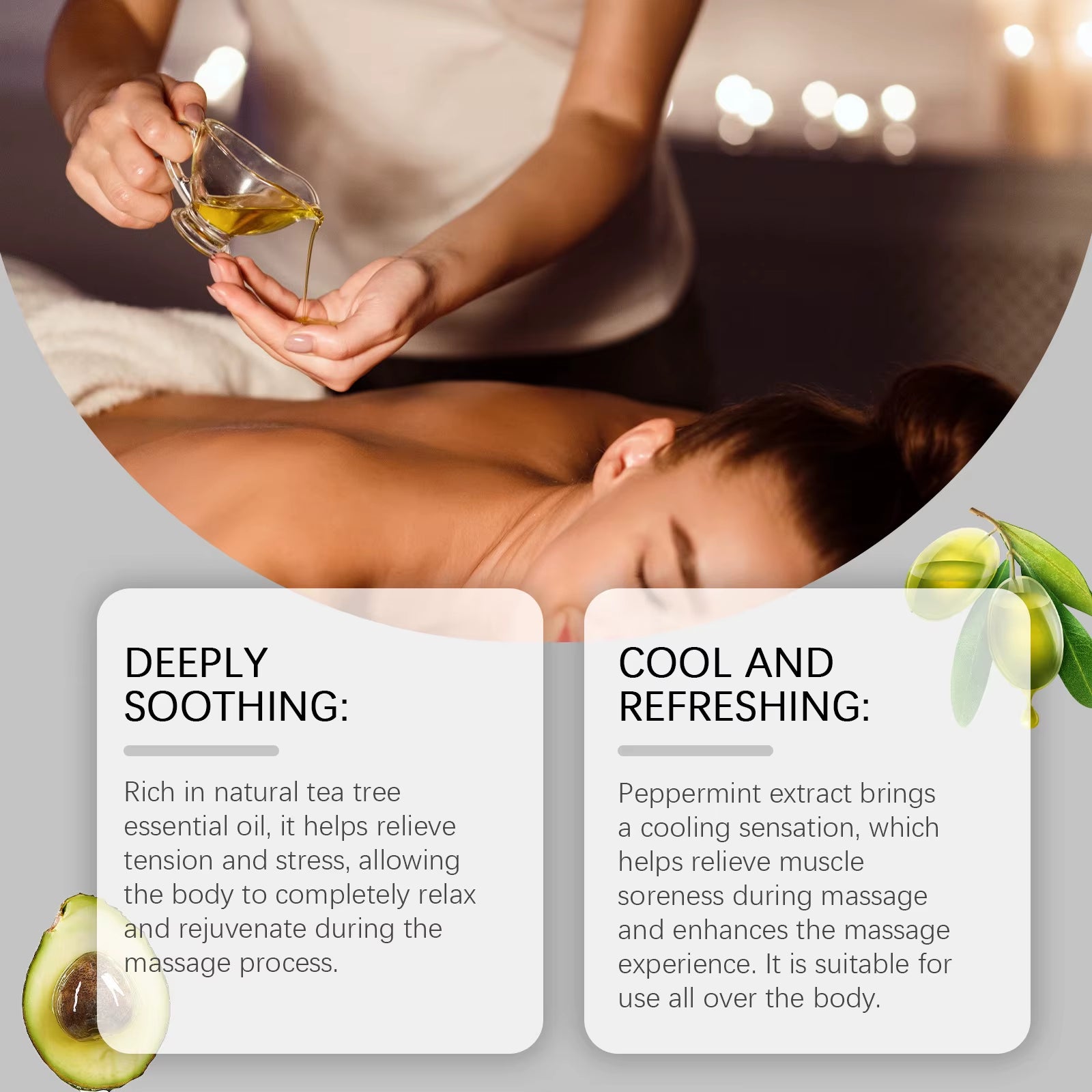 Tea Tree Brightening Body Oil — Deep Moisture, Soothing Massage & Fresh Scent 50ml | Body Oil | Dolcie Care