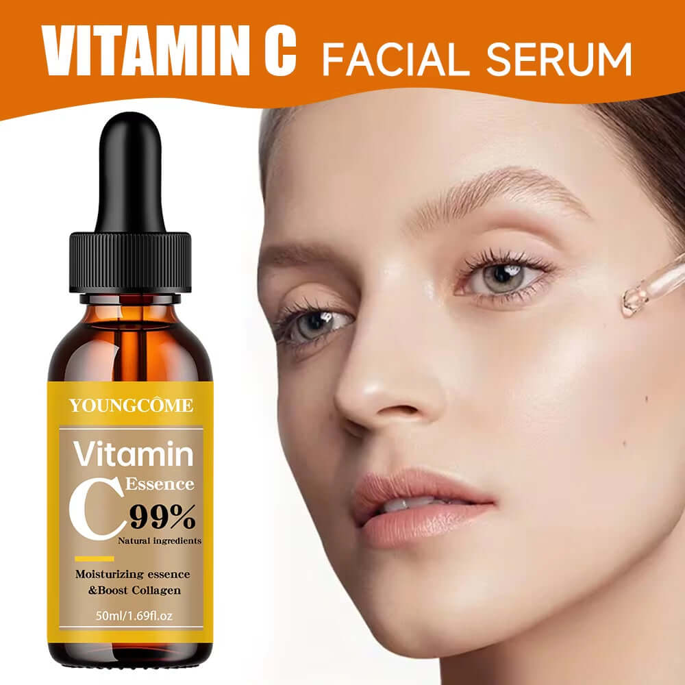 Vitamin C & Hyaluronic Acid Face Serum — Brightening, Hydrating & Smoothing (30 ml / 50 ml) — vitamin C & hyaluronic acid serum for brightening, hydrating & smoothing | Face Serums | Beauty & Health,Face Care,Skin Care | Dolcie Care