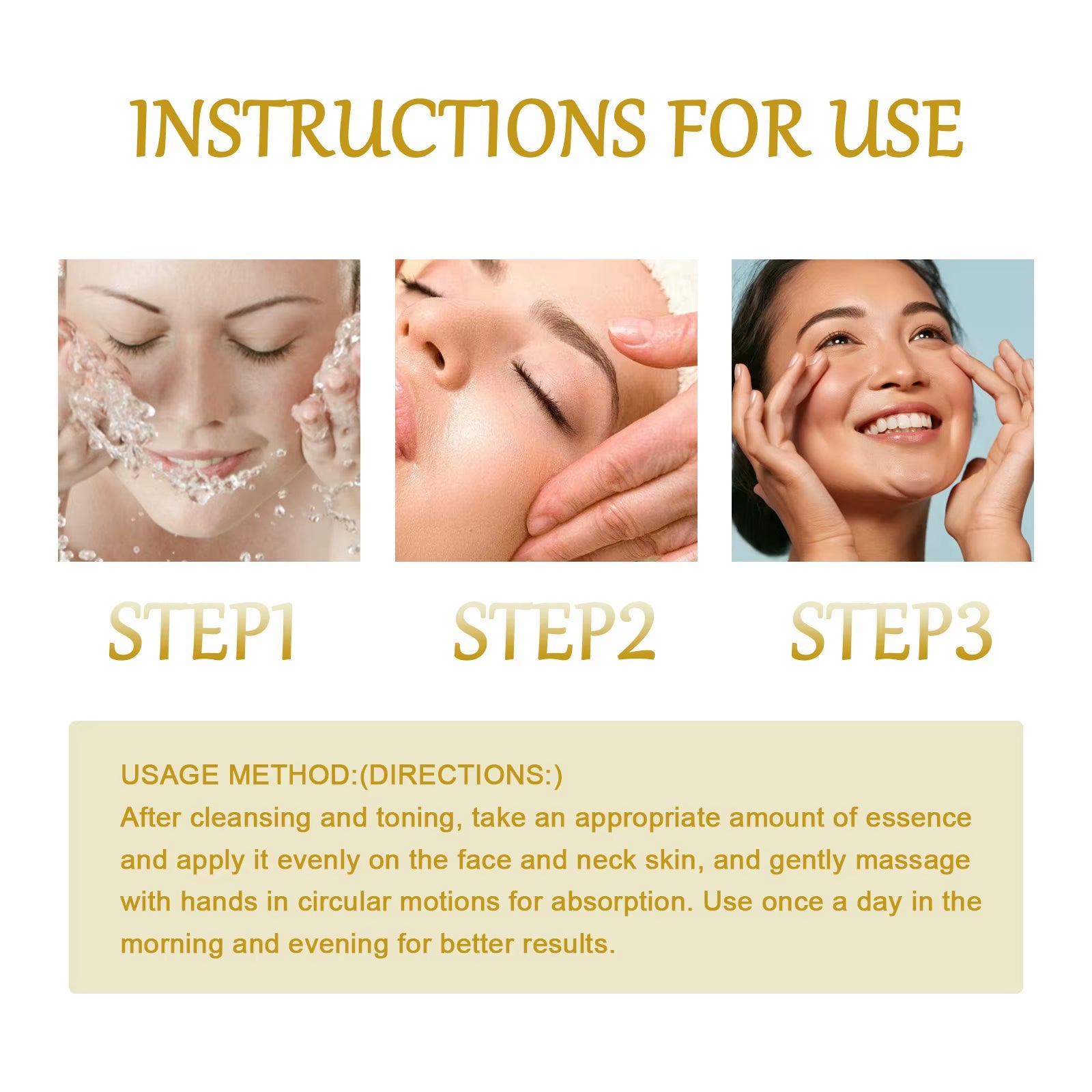 Bee Venom anti Wrinkle Essence Anti-Aging Polypeptide Hyaluronic Acid Essence Can Repair Moisturize and Tighten Facial Skin